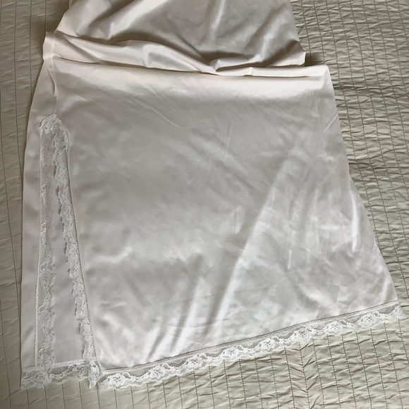 Vintage Ivory Maxi Slip Skirt - Picture 1 of 6